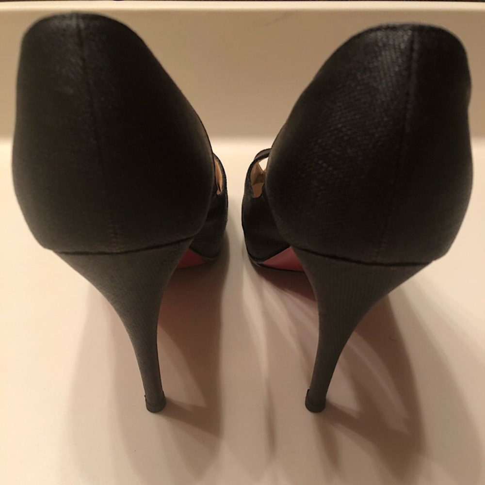 SOLD ⛔️ Christian Louboutin Peep Toe Heels - Picture 2 of 9